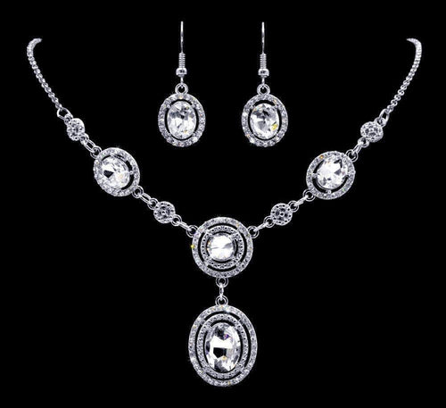 #16946 - Ripple Effect Necklace and Earring Set