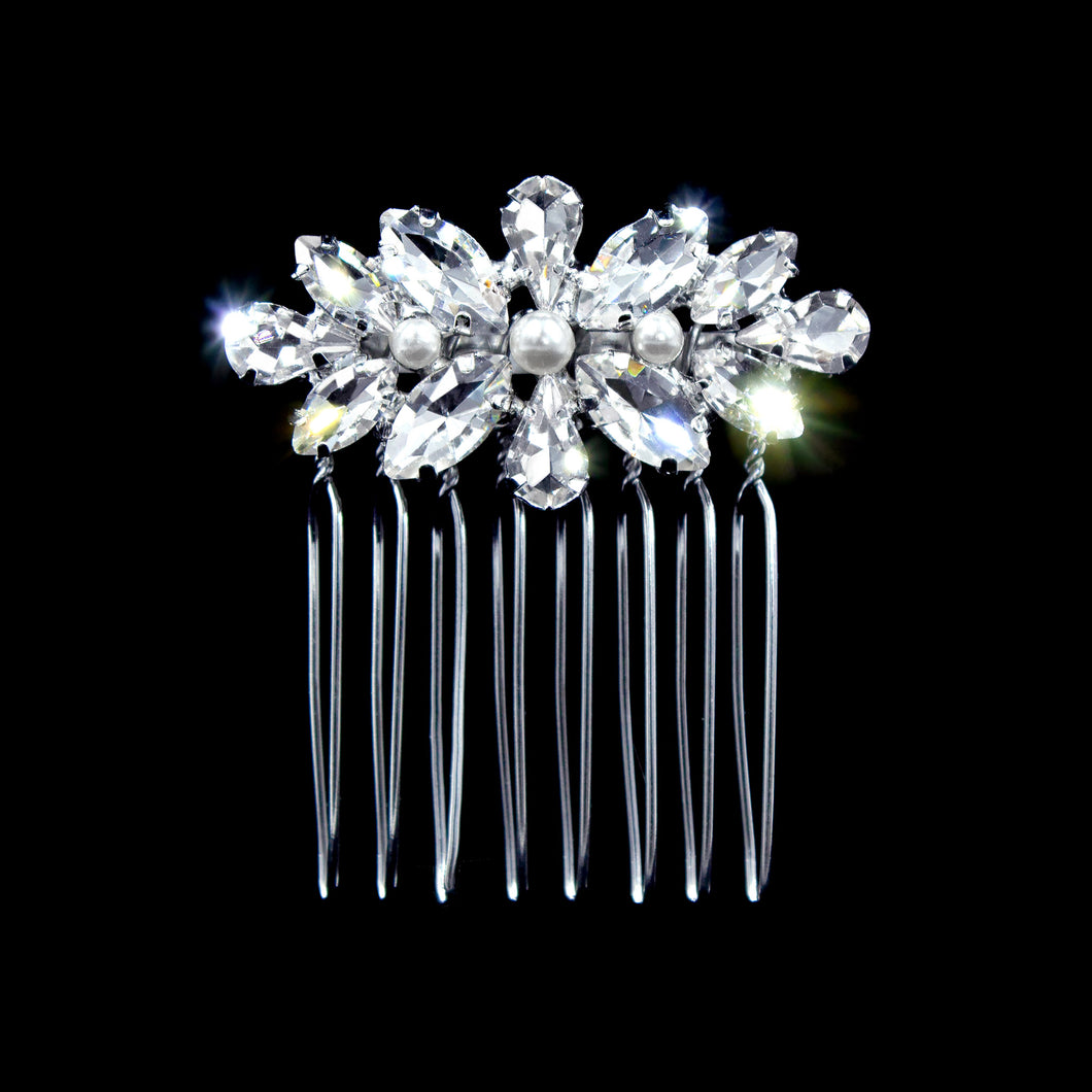 #17254 - Pearl Burst Hair Comb
