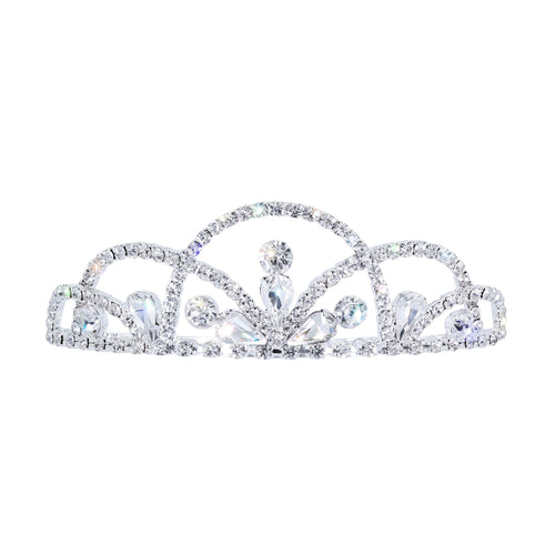 #17625 - Belle Tiara with Combs - 1.5