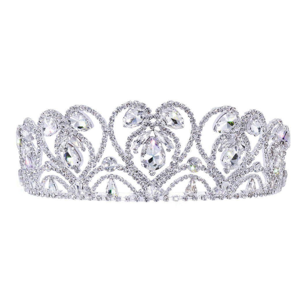 #17653 - Heart Abundance Tiara with Combs - 2