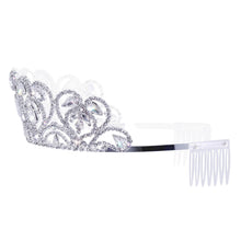 Load image into Gallery viewer, #17653 - Heart Abundance Tiara with Combs - 2&quot; Tall