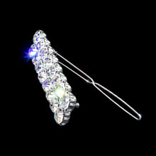 Load image into Gallery viewer, #12157 2 Row Jumbo Stone Barrette