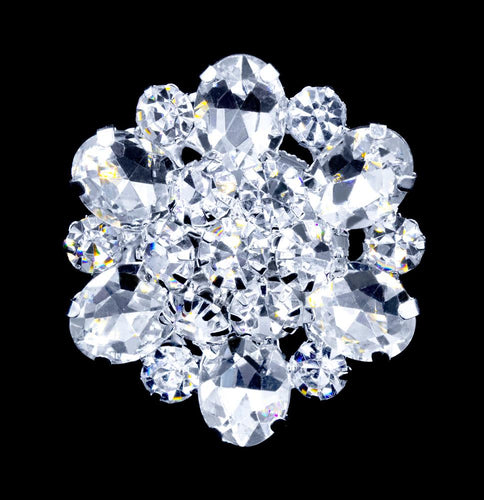 #15382 - Layered Daisy Dome Button - Approx. 1.25