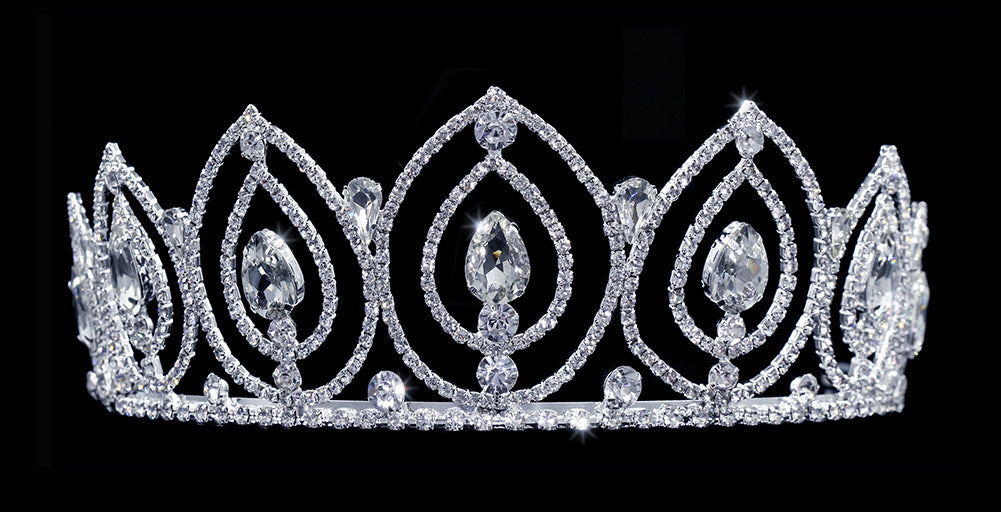 #16040 - Glacier Queen Tiara with Combs