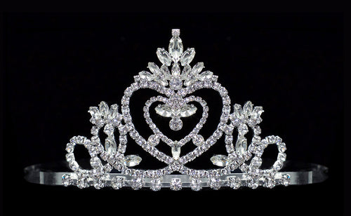 #16491 - Pageant Praise Tiara with Combs - 2.5