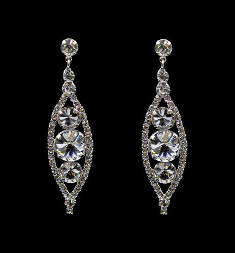 #16680 - Rivoli Burst Drop Drop Earrings