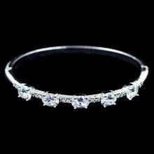 Load image into Gallery viewer, #17189 - Skipping Stones CZ Cuff Bracelet